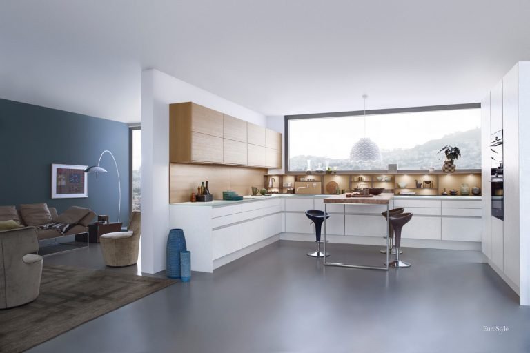 Tủ bếp Concrete - mang thiết kế độc đáo, tiết kiệm diện tích cho không gian phòng bếp