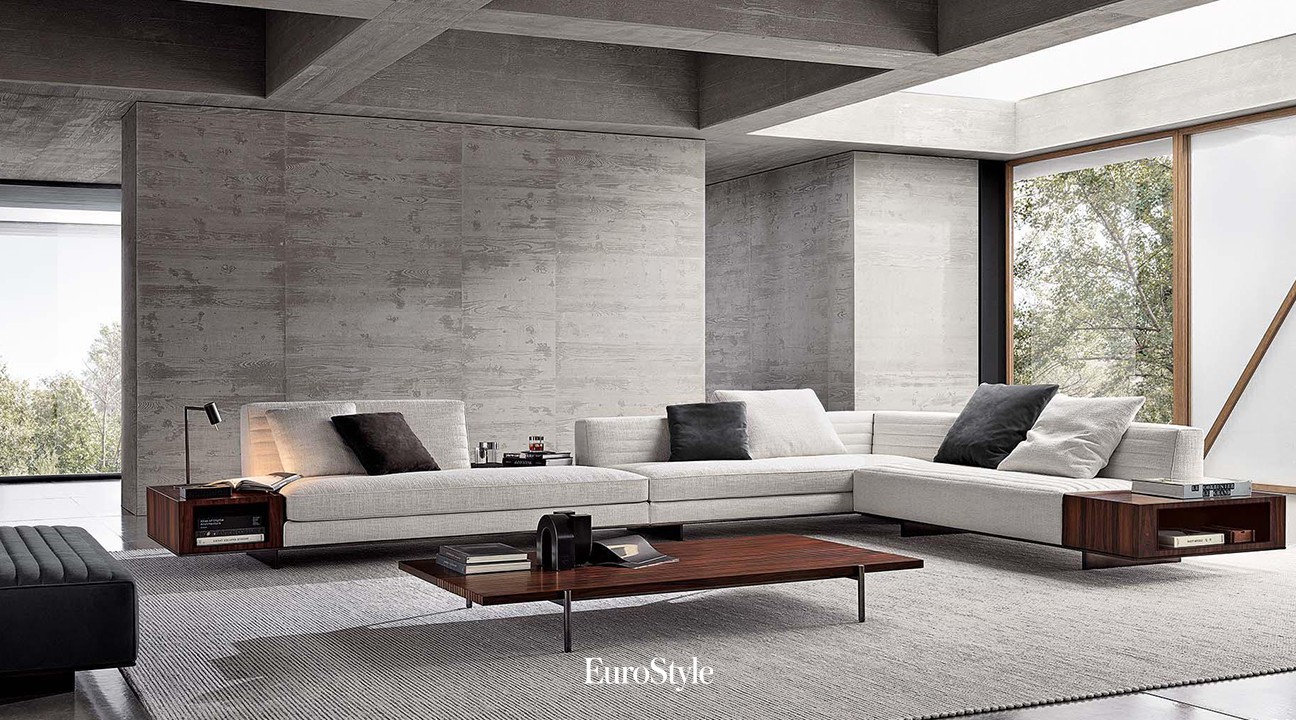 Thiết kế sofa hiện đại sang trọng là tâm điểm của không gian phòng khách 