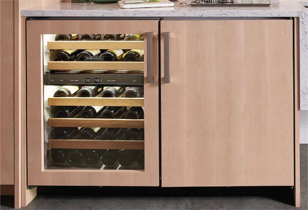 Tủ rượu Undercounter Wine Storage thiết kế thông minh