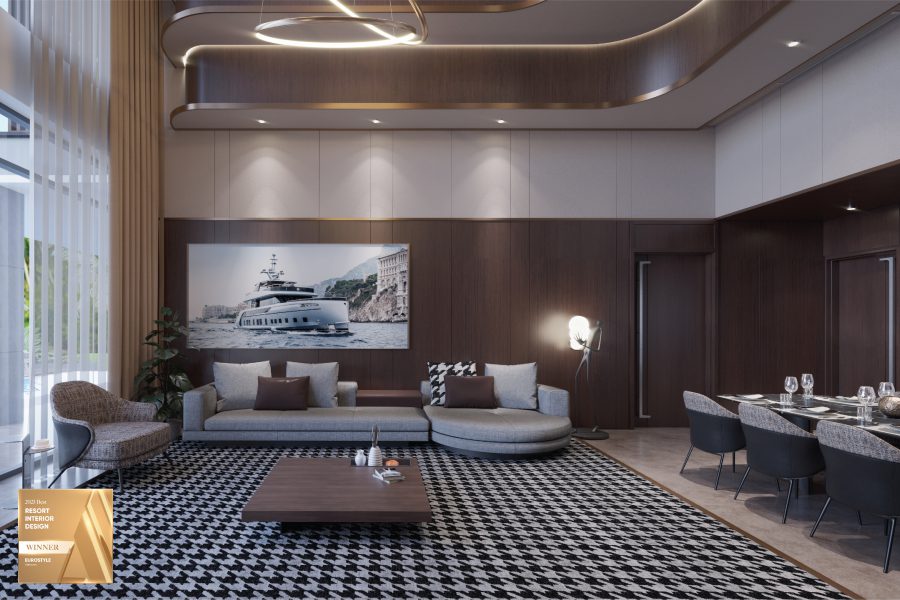 Không gian dự án The Coral Villas Inspired by GT115 Yacht - Part of Gran Melia Nha Trang 6* Resort.