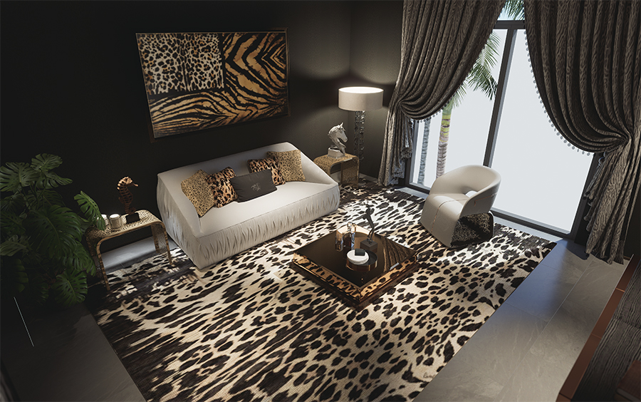 The Coral Villas furnished by Roberto Cavalli Home Interiors