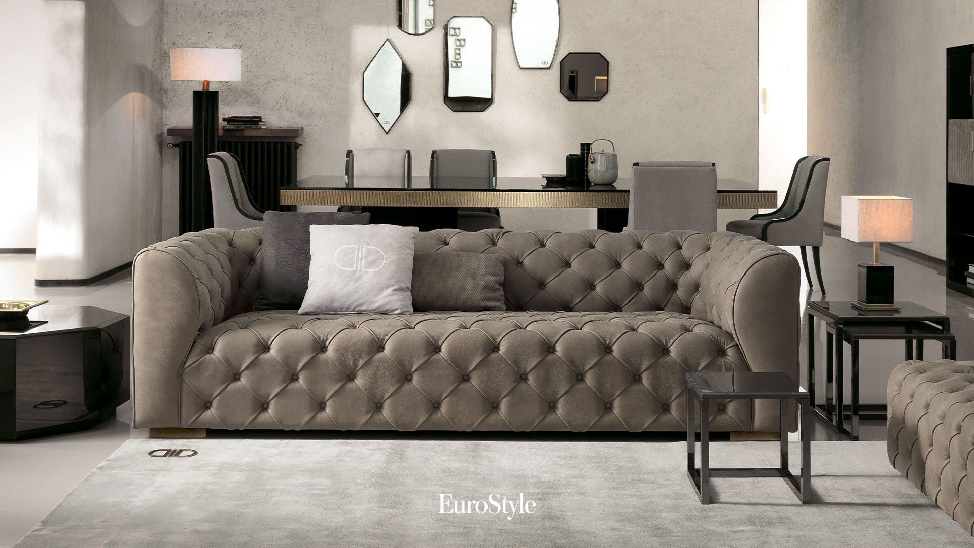 Vogue Sofa nổi bật với am màu trung tính trang nhã phù hợp với mọi không gian.