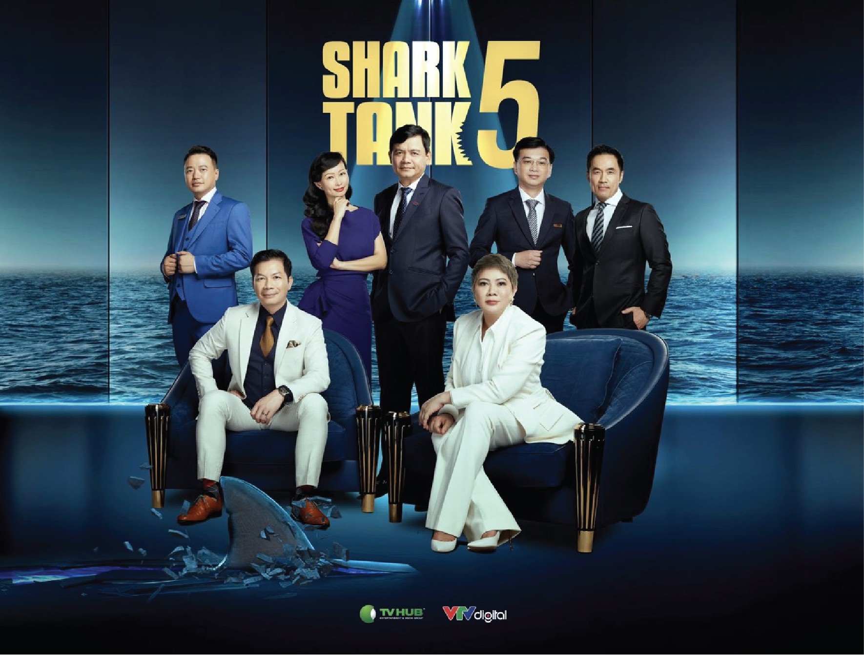 Nhà Tài Trợ Thiết Kế Và Hoàn Thiện Nội Thất Sân Khấu Shark Tank Mùa 5