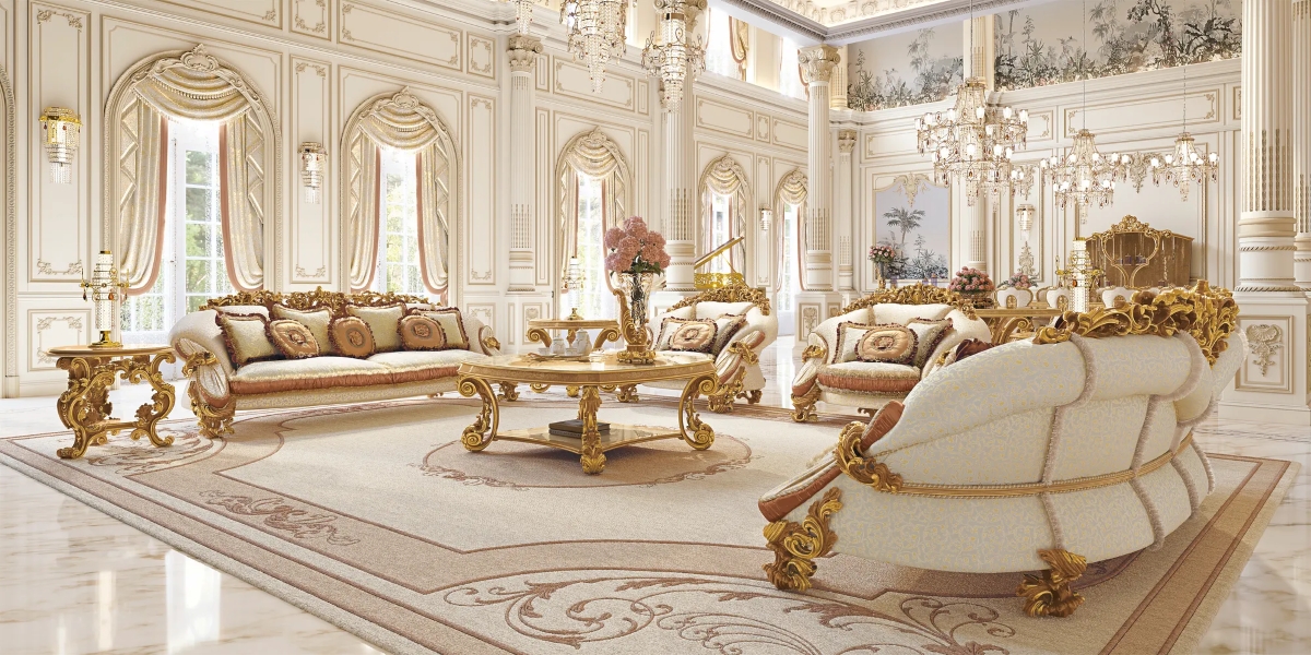 kiến trúc nội thất châu âu cổ điển