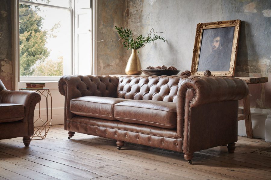 sofa da thật