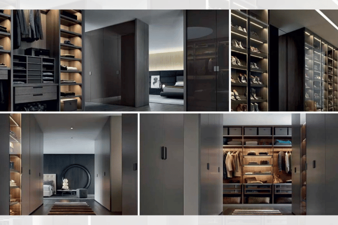 Tủ quần áo hiện đại poliform