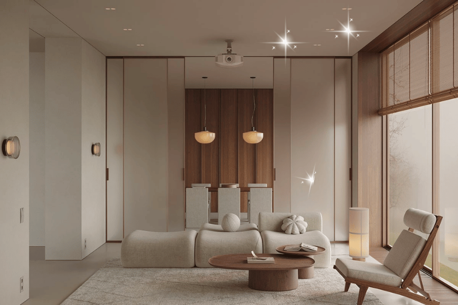 mẫu phòng khách Minimalist