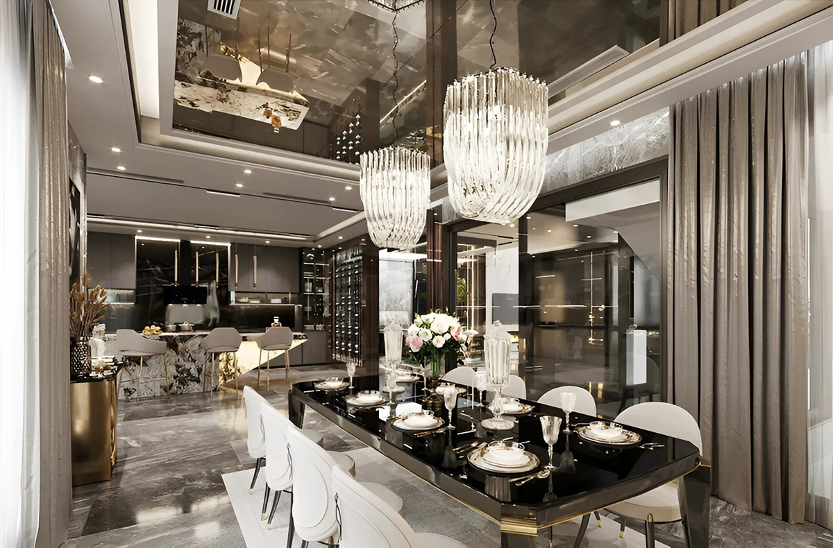 Phong Cách Nội Thất Modern Luxury
