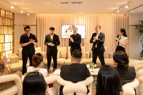 Toàn cảnh sự kiện Strategic Meeting - The Essence of Meta-Luxury với sự góp mặt của các chuyên gia cấp cao từ EuroStyle và Visionnaire.