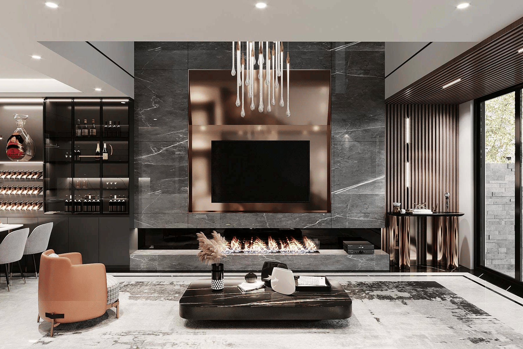 Mẫu thiết kế nội thất luxury