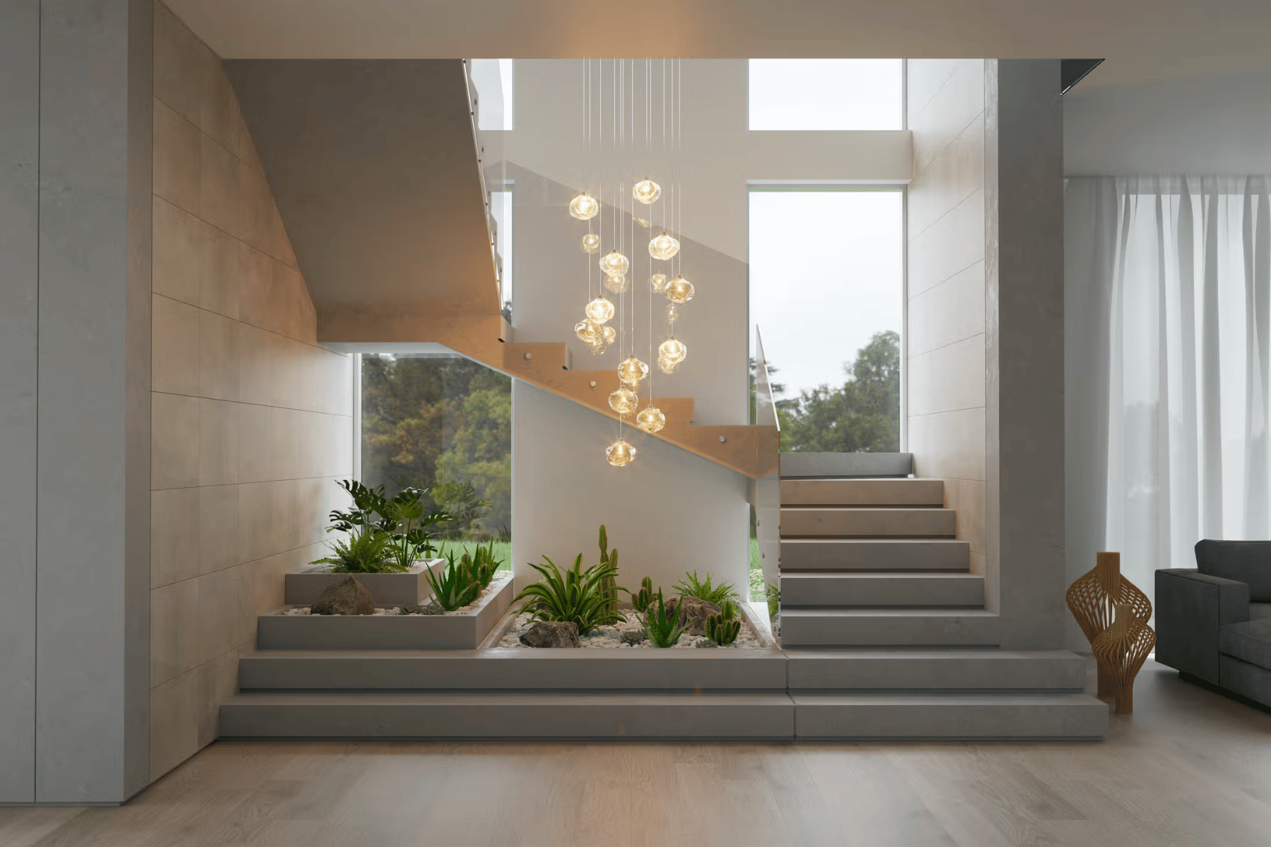 Thiết kế đèn Sans Souci với hiệu ứng ánh sáng độc đáo