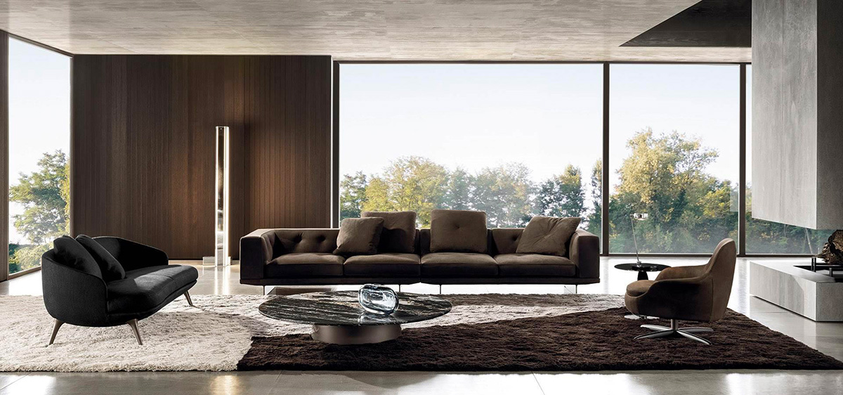Phòng khách hiện đại tối giản Minimalist