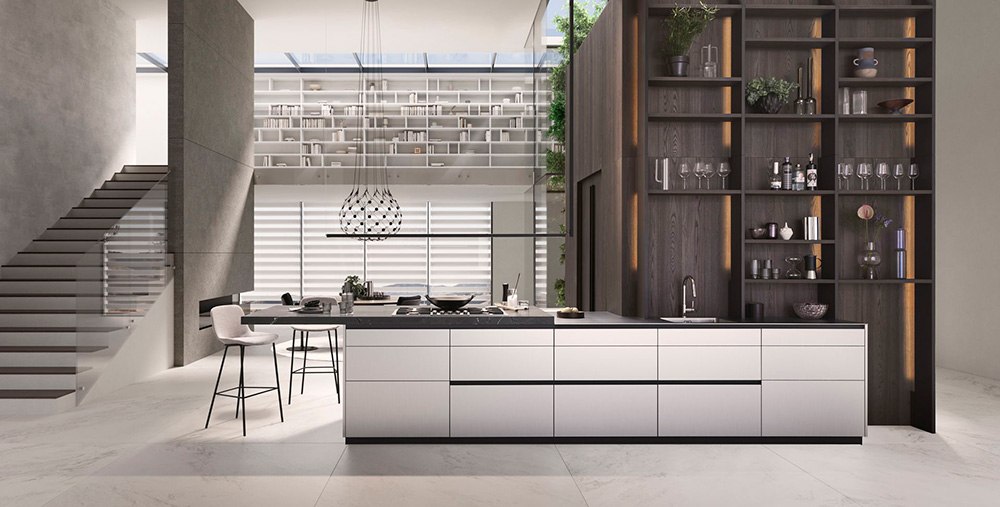 Sử dụng nội thất kính giúp hoàn thiện không gian