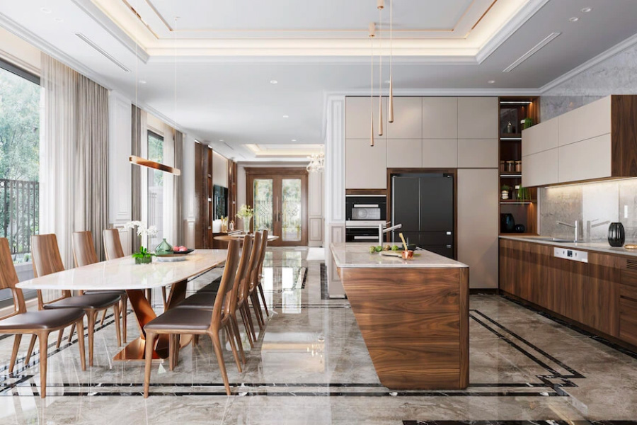 Nội thất gỗ óc chó cao cấp