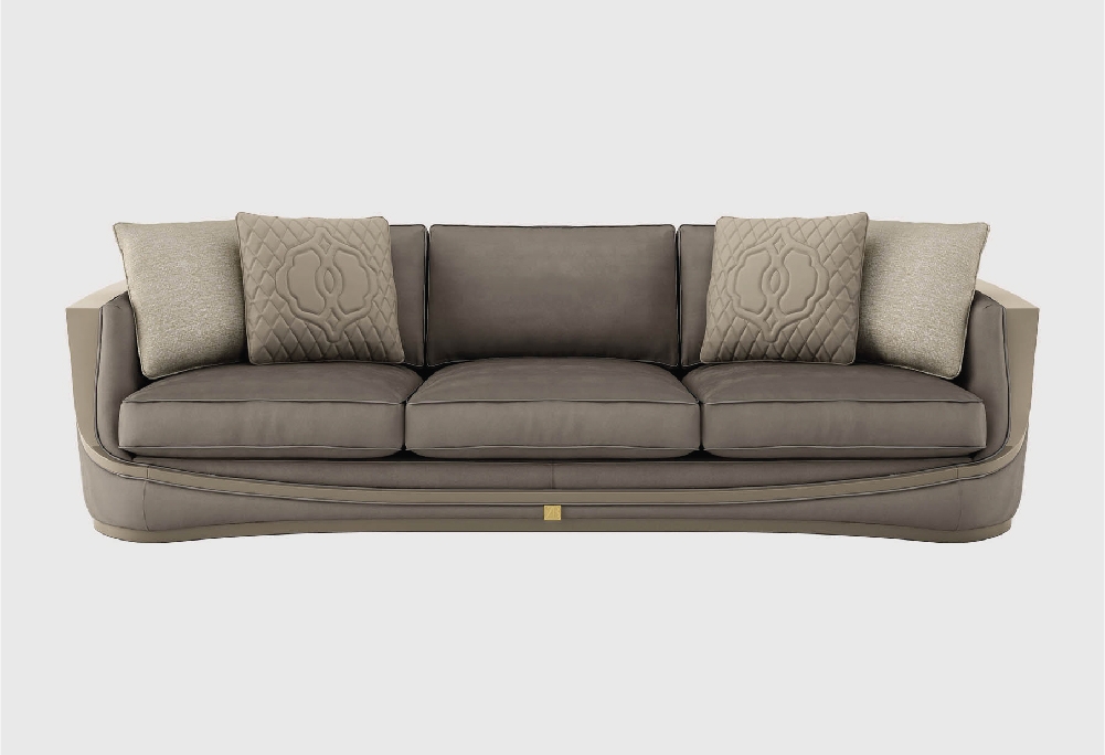 Thiết kế leather sofa với phong cách tối giản hiện đại