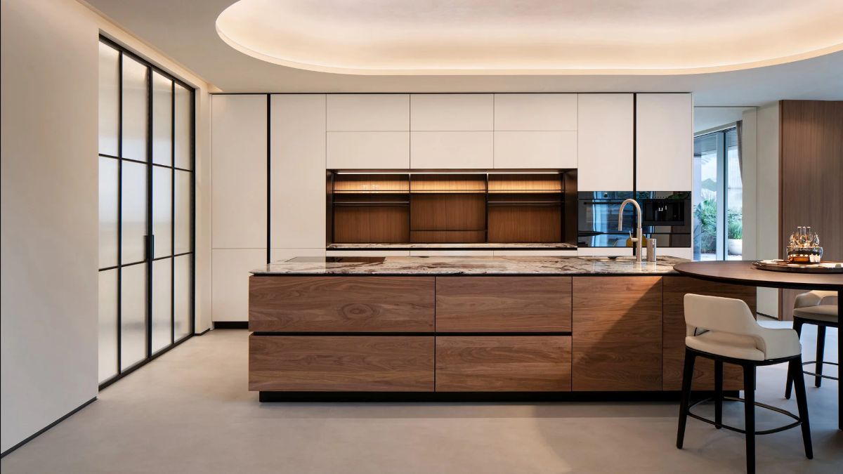 Tủ bếp Poliform cho biệt thự và villa